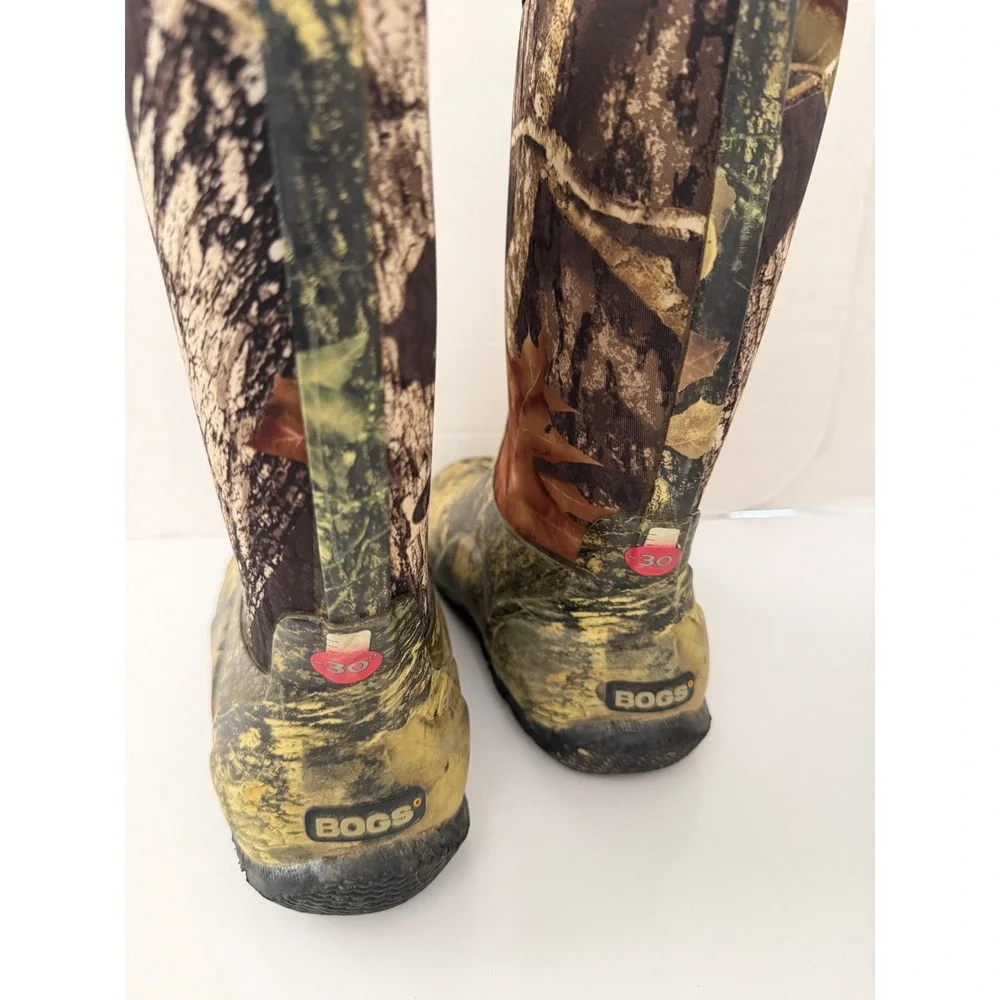 Bogs Classic High Mossy Oak Camo Waterproof Insulated Winter Boots Kids Size 4